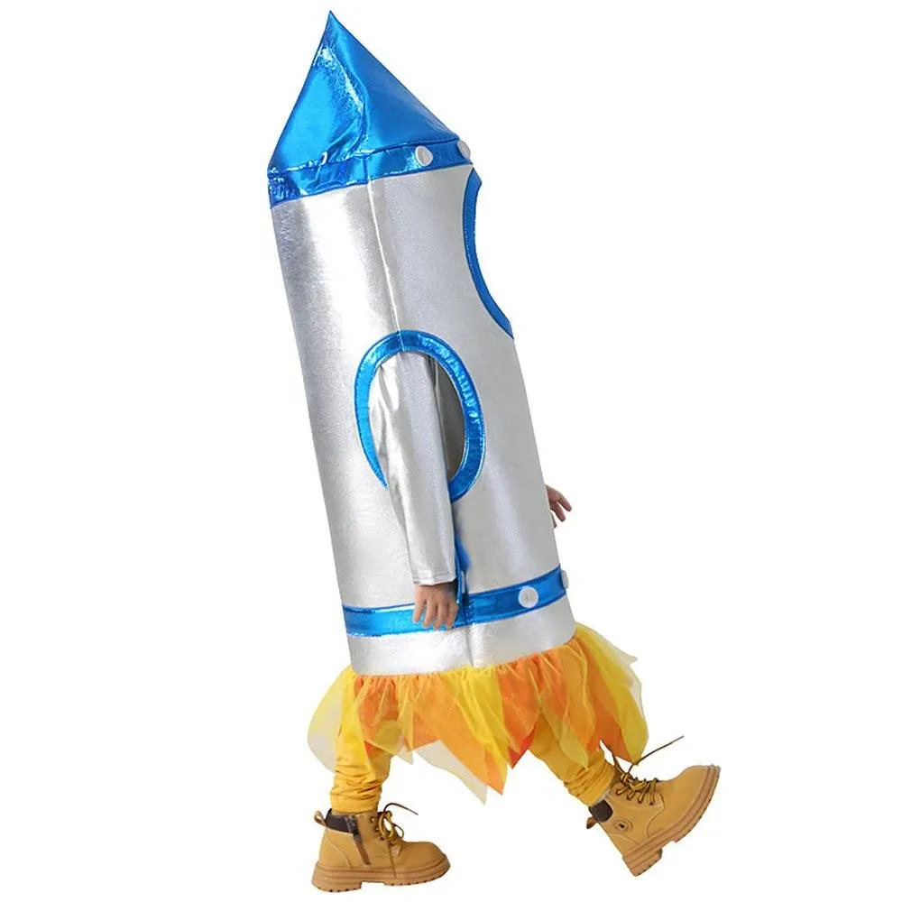 Children's Rocket Astronaut Costume Space Stage Outfit for Kindergarten Performances