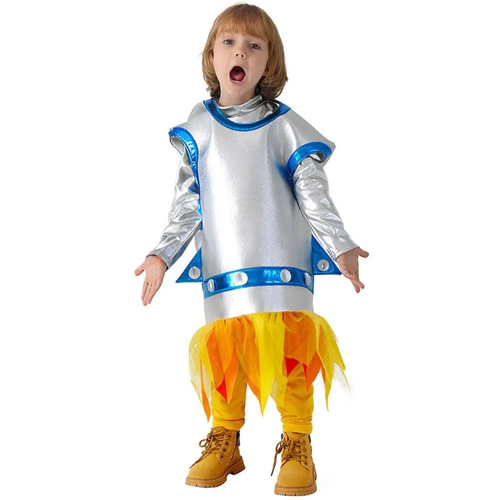 Children's Rocket Astronaut Costume Space Stage Outfit for Kindergarten Performances