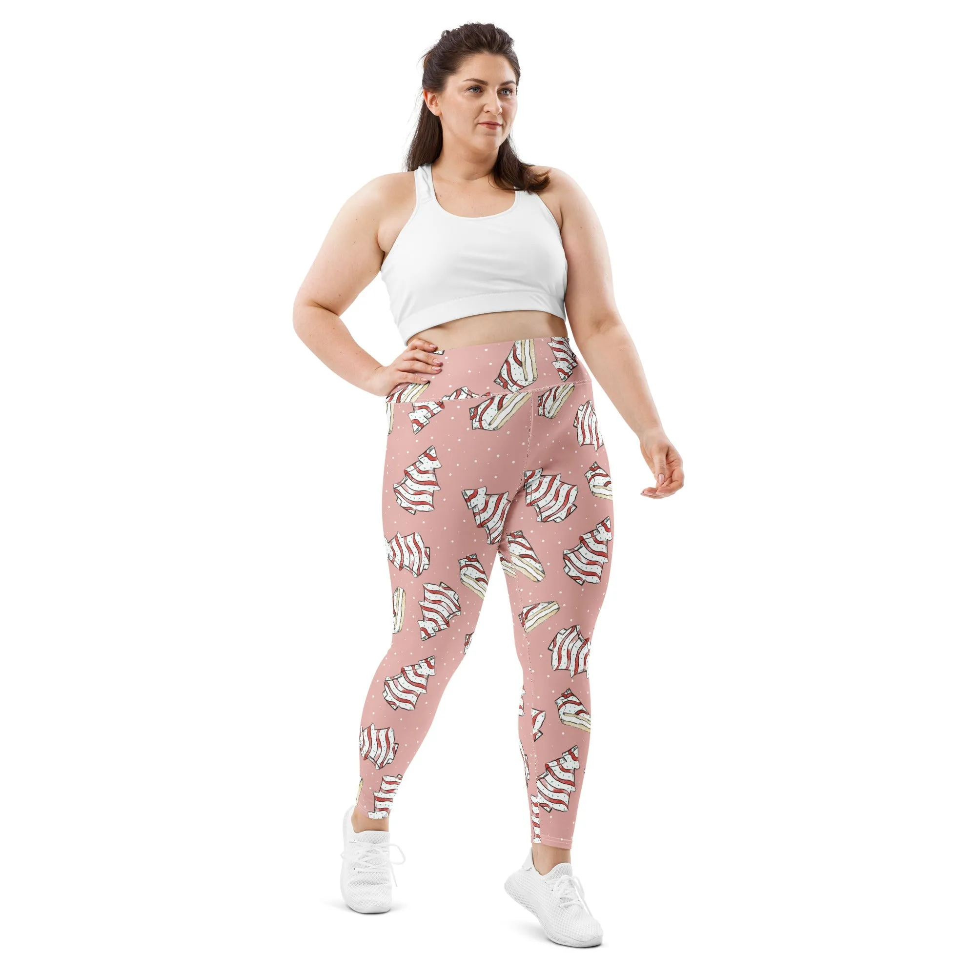 Christmas Cake  Plus Size Leggings