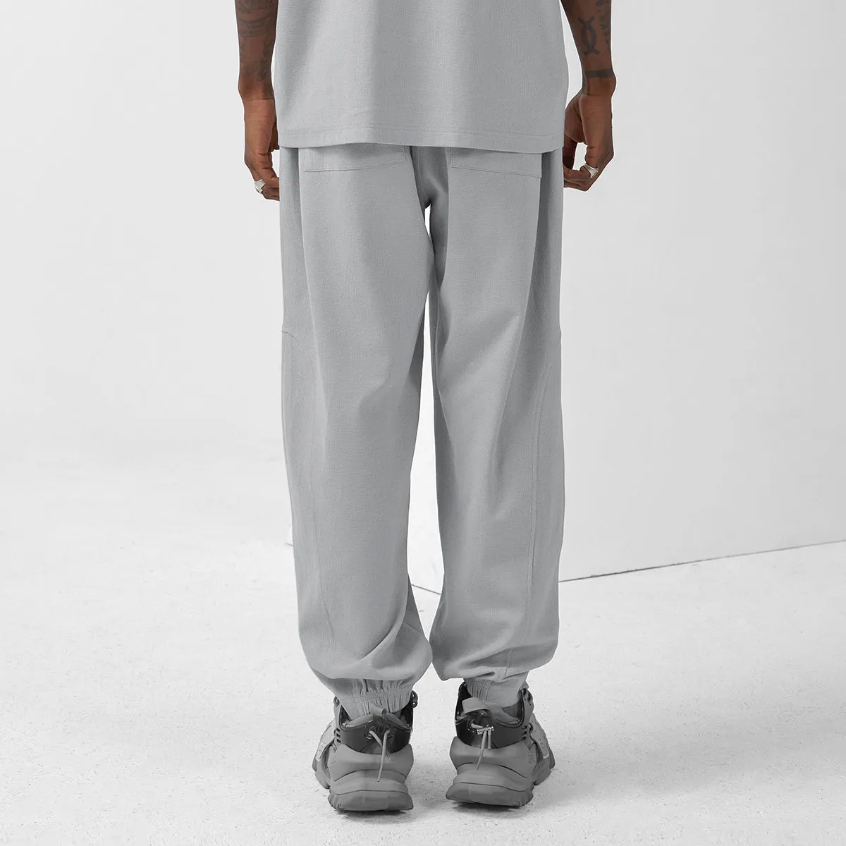 City Runner Plain Grey Sweatpants