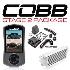 Cobb Tuning  Ford Stage 2 Redline Carbon Fiber Power Package Silver (Factory Location Intercooler) with TCM F-150 Ecoboost Raptor / Limited - FOR0050S20SL-TCM-RED