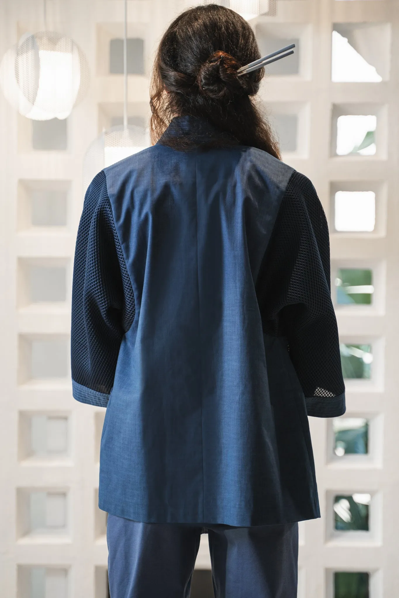 Cotton and neoprene keikogi jacket