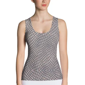 Croc Print Tank Top