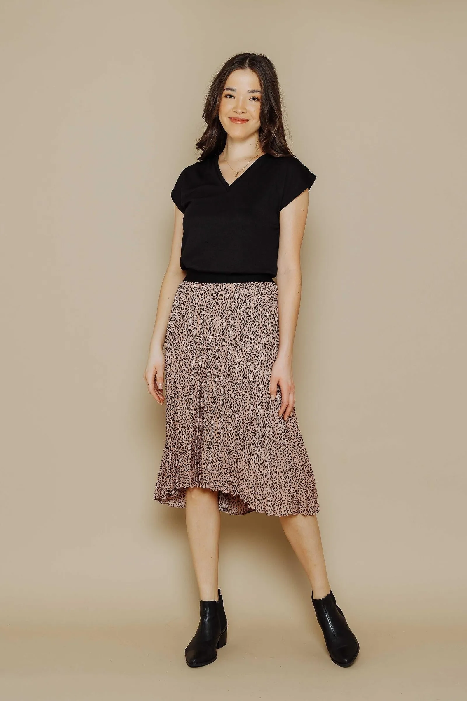 Daphne Pleated Skirt