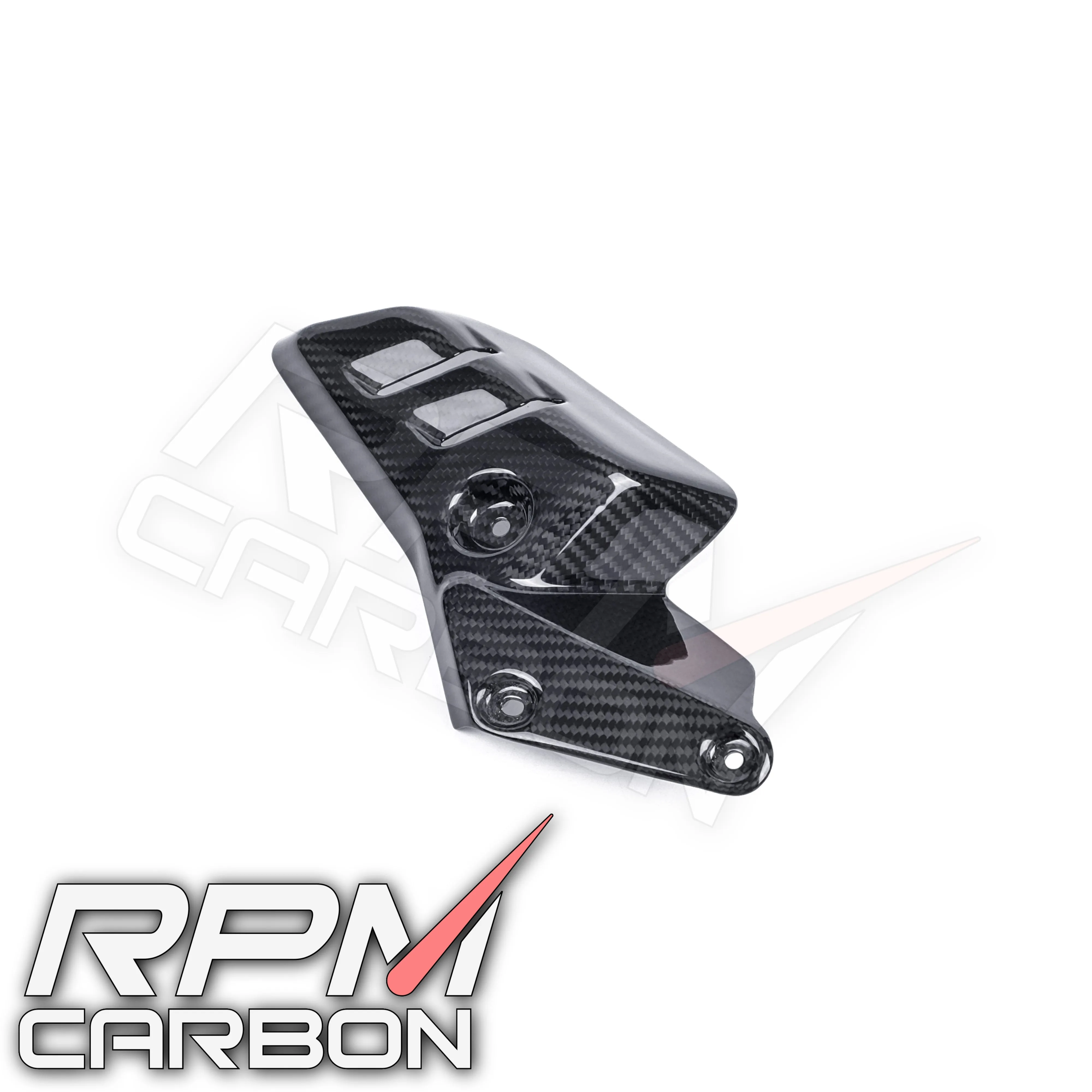 Ducati Diavel V4 Carbon Fiber Left Exhaust Cover