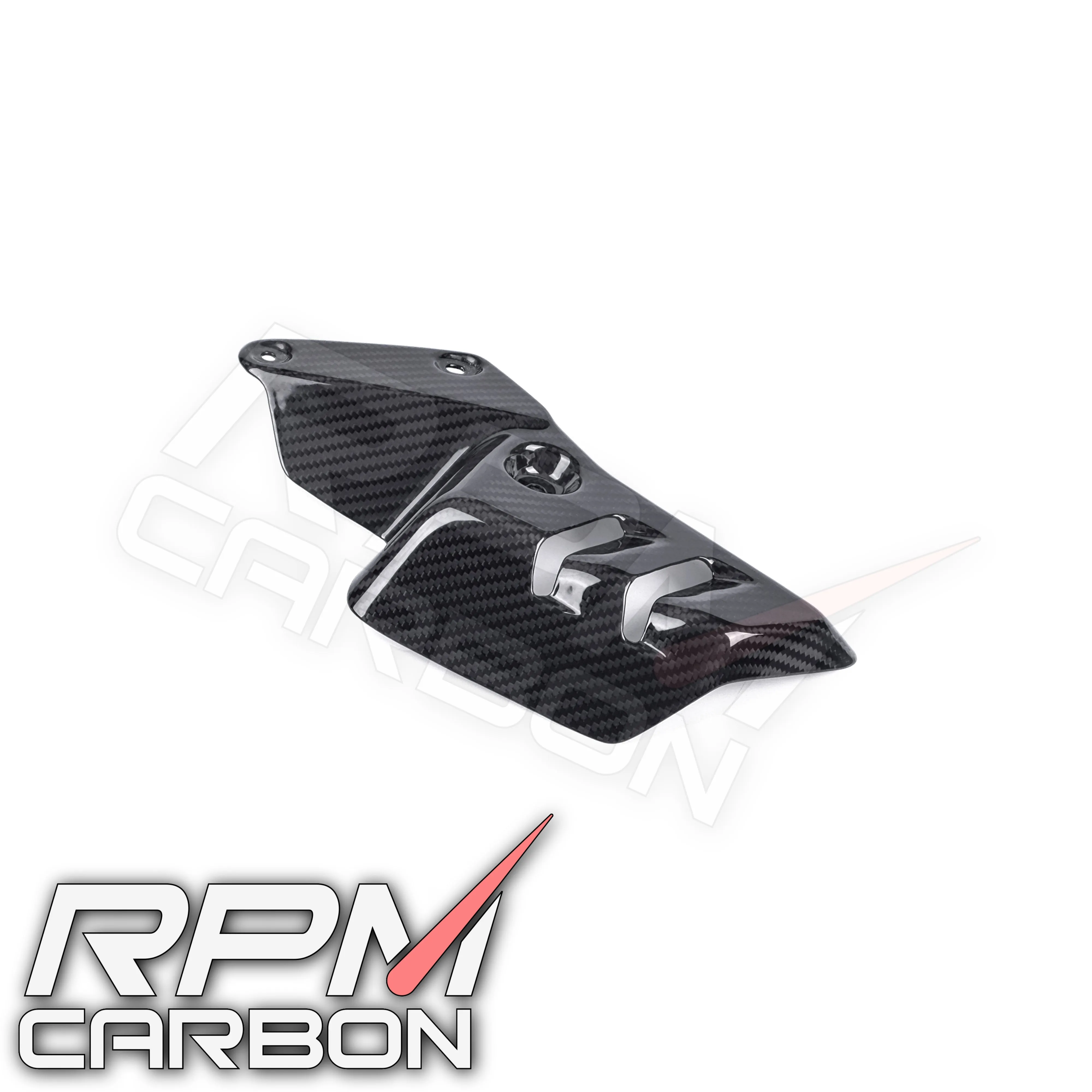 Ducati Diavel V4 Carbon Fiber Left Exhaust Cover