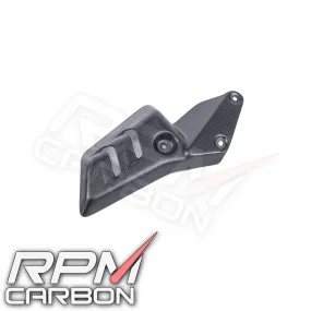 Ducati Diavel V4 Carbon Fiber Left Exhaust Cover