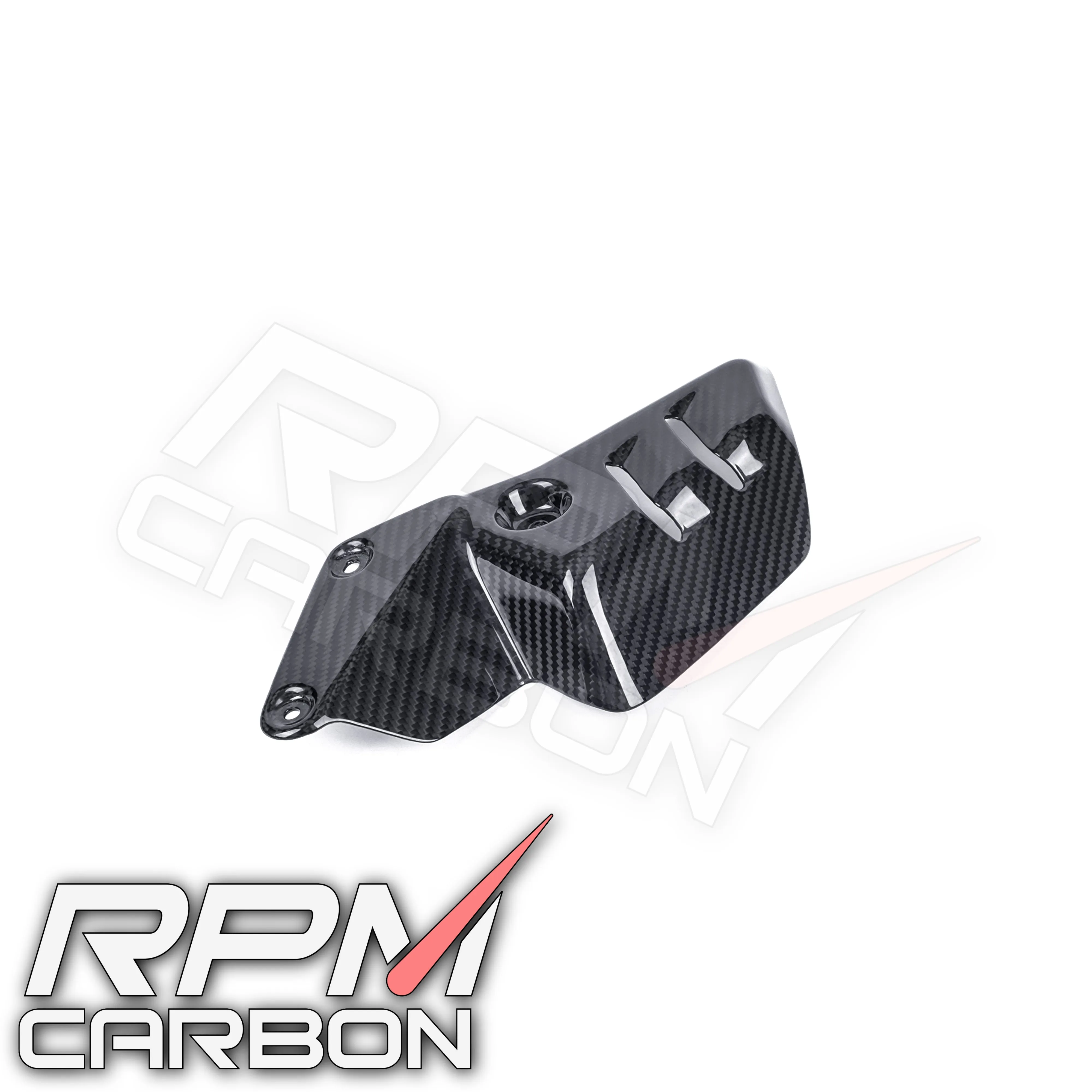 Ducati Diavel V4 Carbon Fiber Left Exhaust Cover