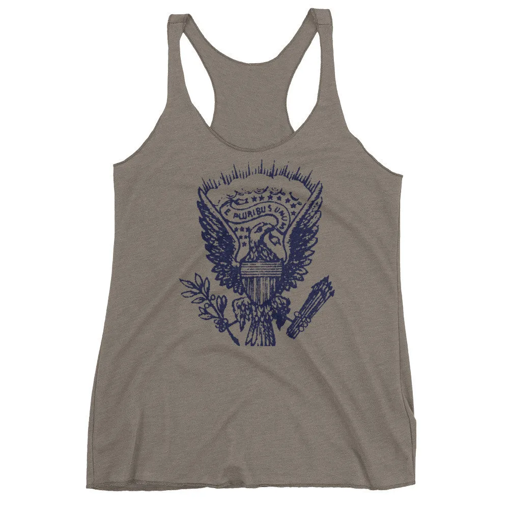 E Pluribus Unum Seal Triblend Women's Tank Top