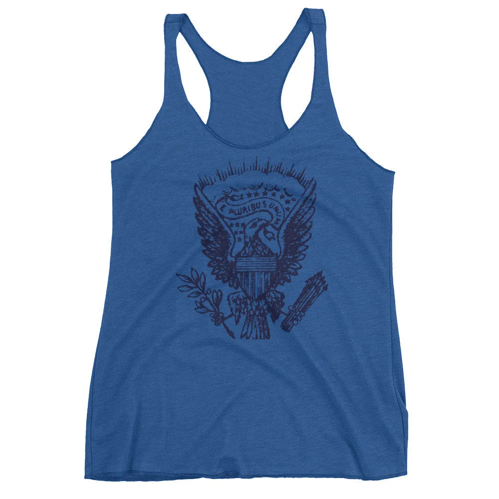 E Pluribus Unum Seal Triblend Women's Tank Top