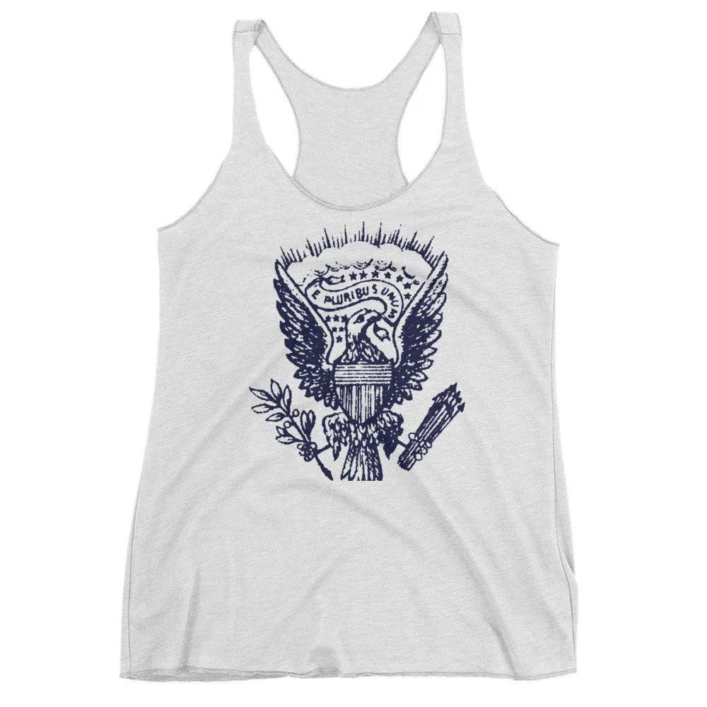 E Pluribus Unum Seal Triblend Women's Tank Top