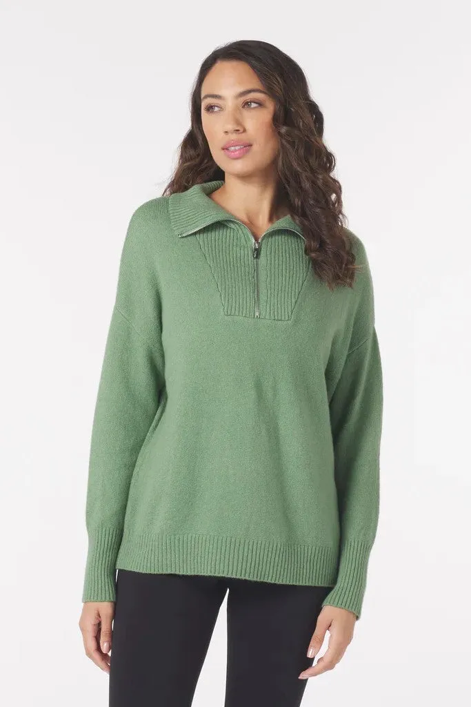 Elevated 1/4 Zip : Sage