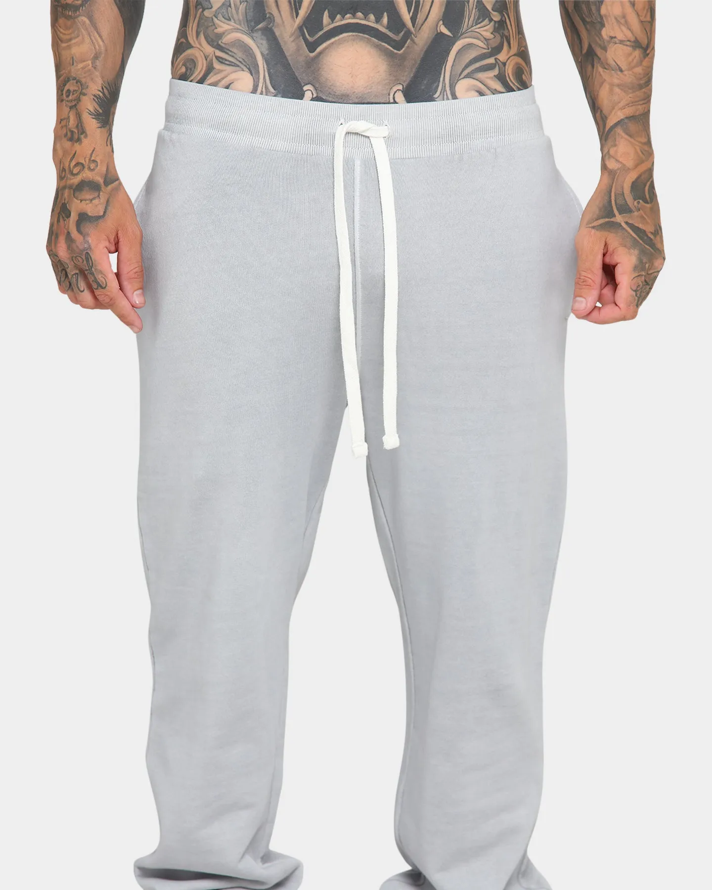 EN ES Cozy Premium Sweatpants Light Grey