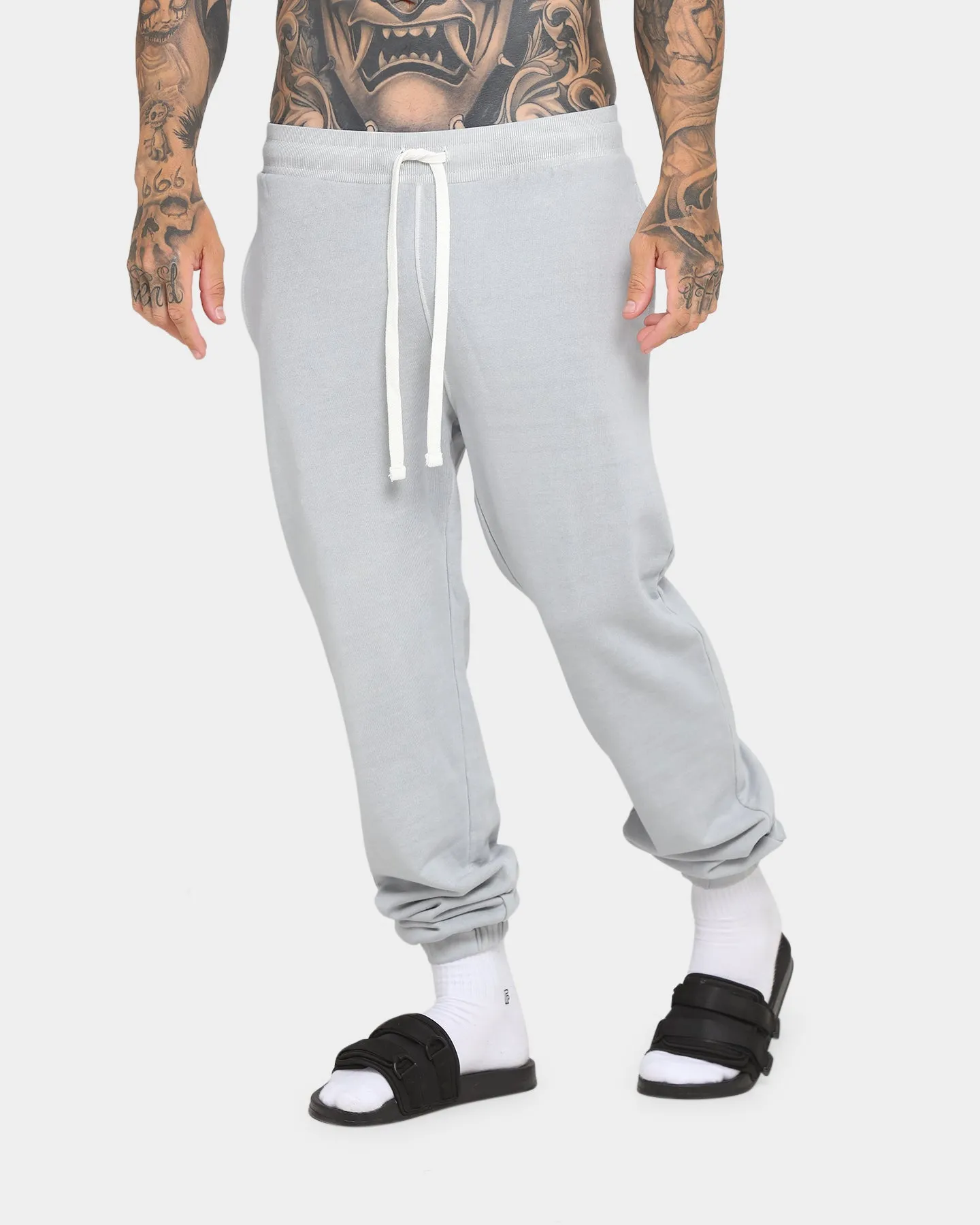 EN ES Cozy Premium Sweatpants Light Grey