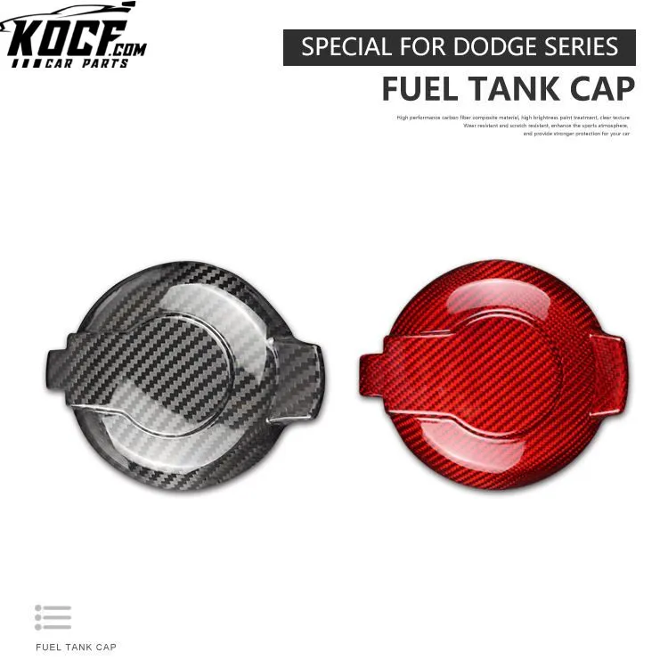 ES Real Carbon Fiber Car Fuel Tank ONE SET For DODGE Challenger &SRT 3K Carbon fiber Fuel Tank For Challenger SRT