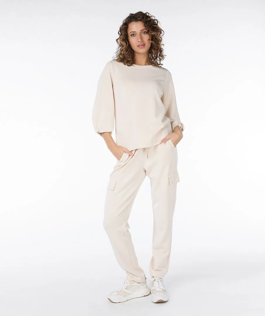 ESQUALO SWEATER TWISTED SLEEVE