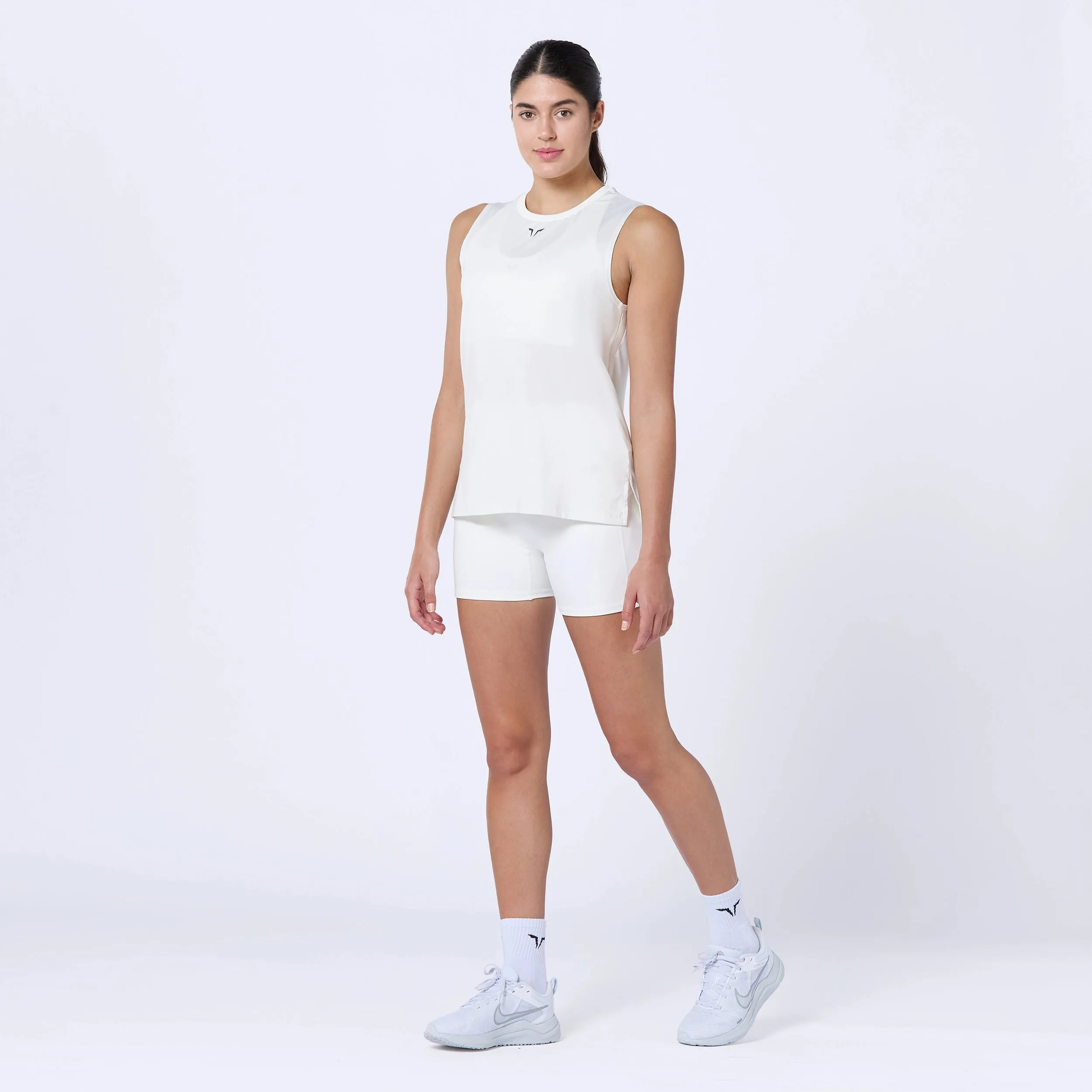 Essential Crew Tank - Pearl White