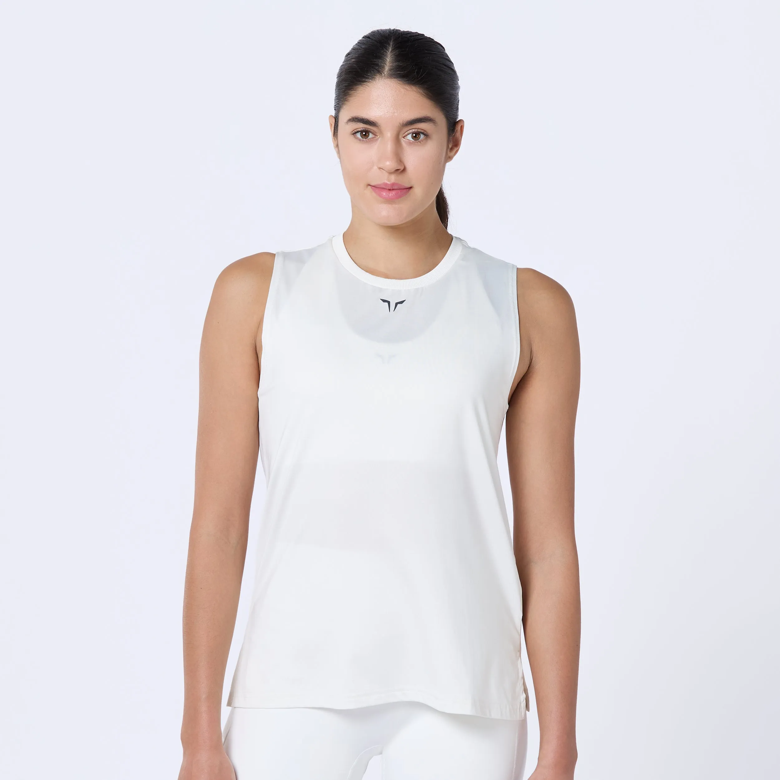 Essential Crew Tank - Pearl White