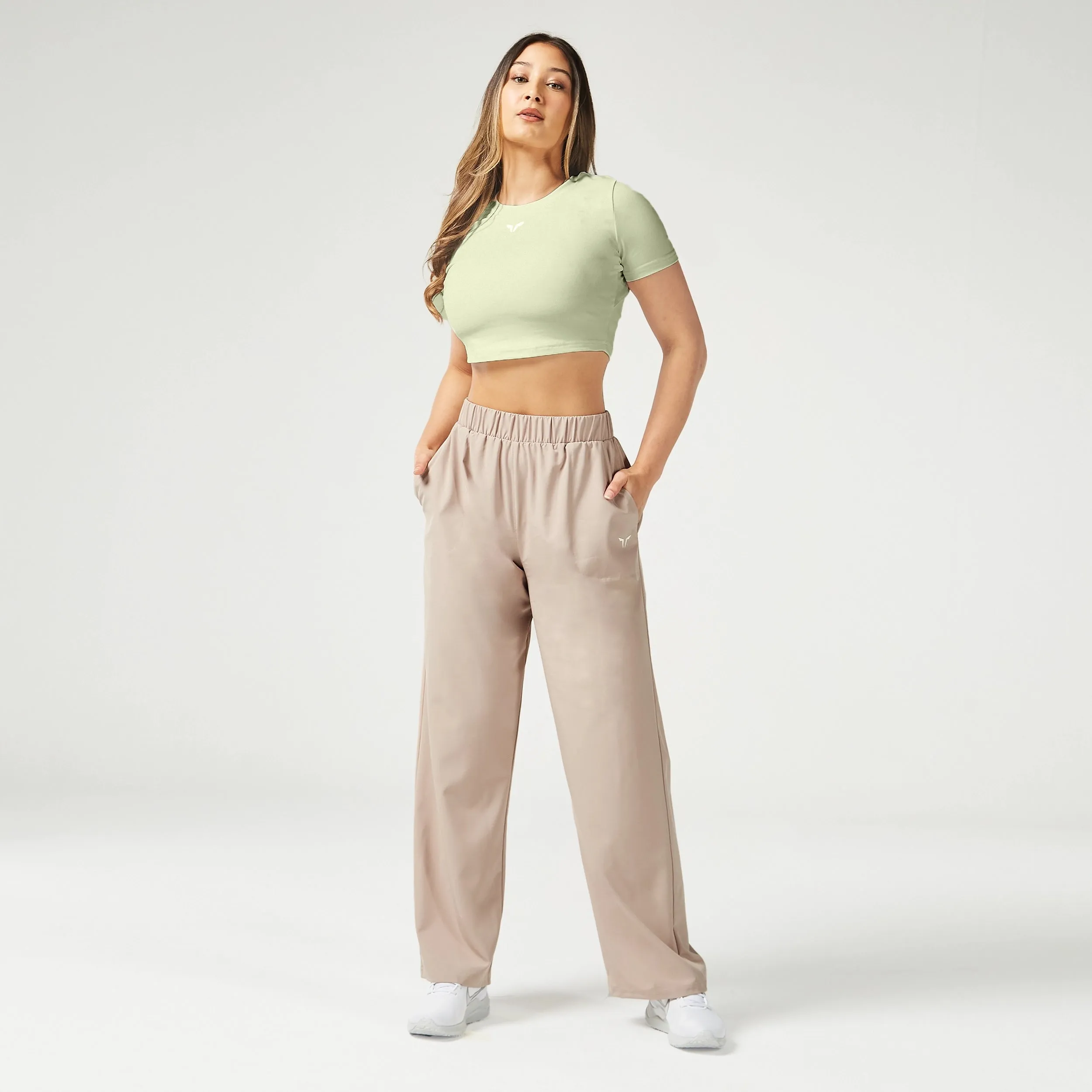 Essential Cropped Tee - Desert Sage