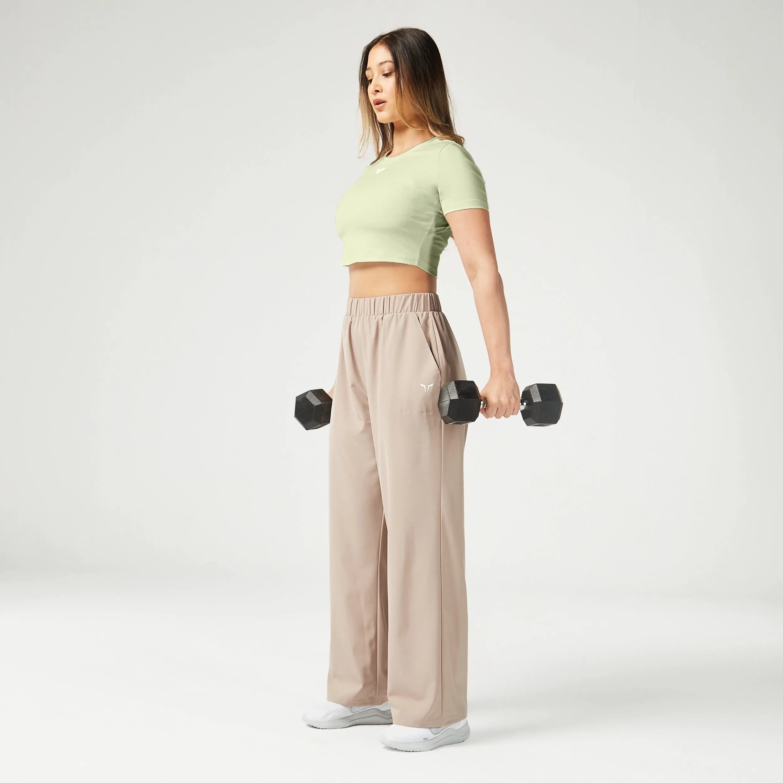 Essential Cropped Tee - Desert Sage