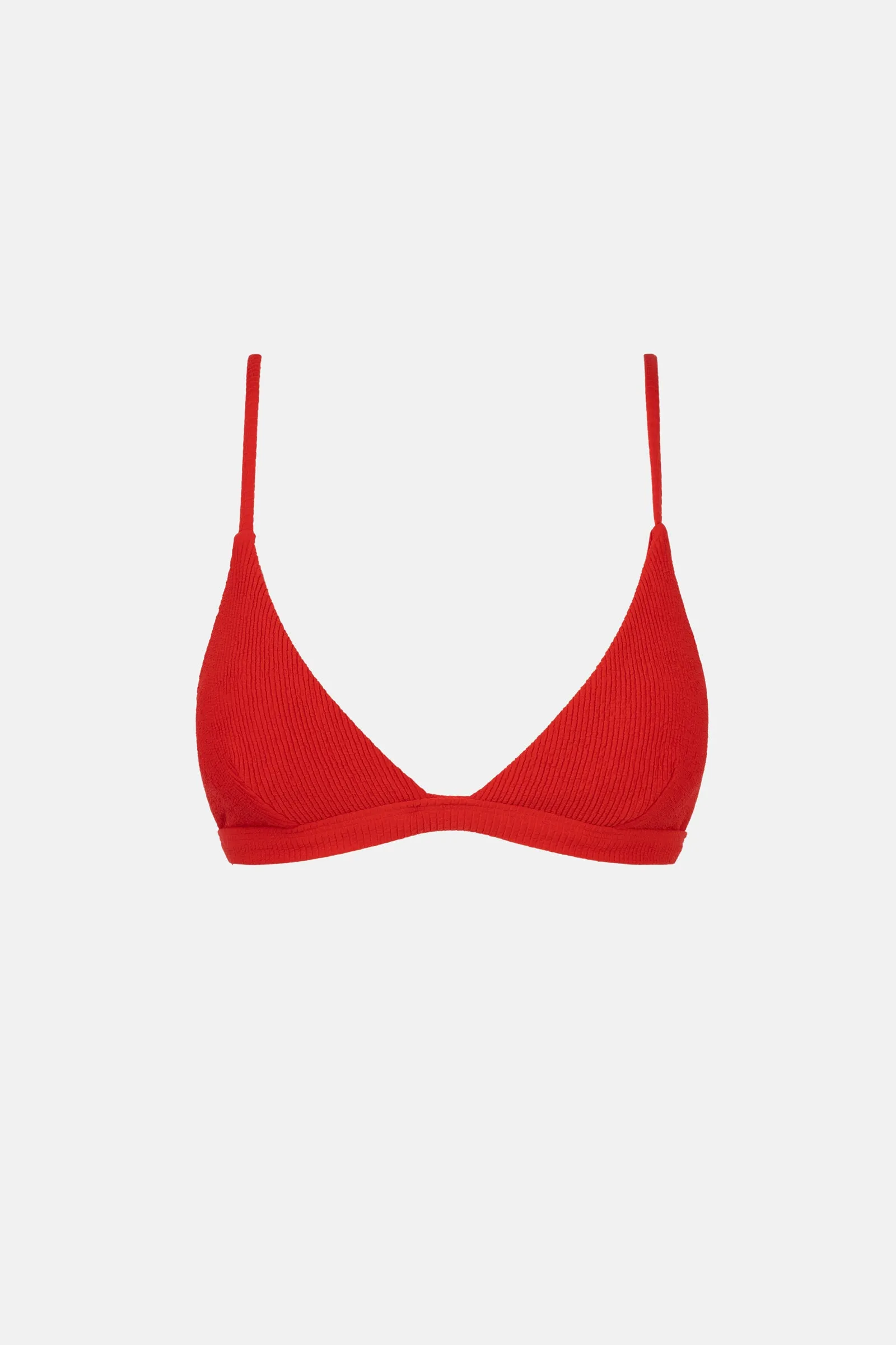 Essential Rib Bralette Top Cherry