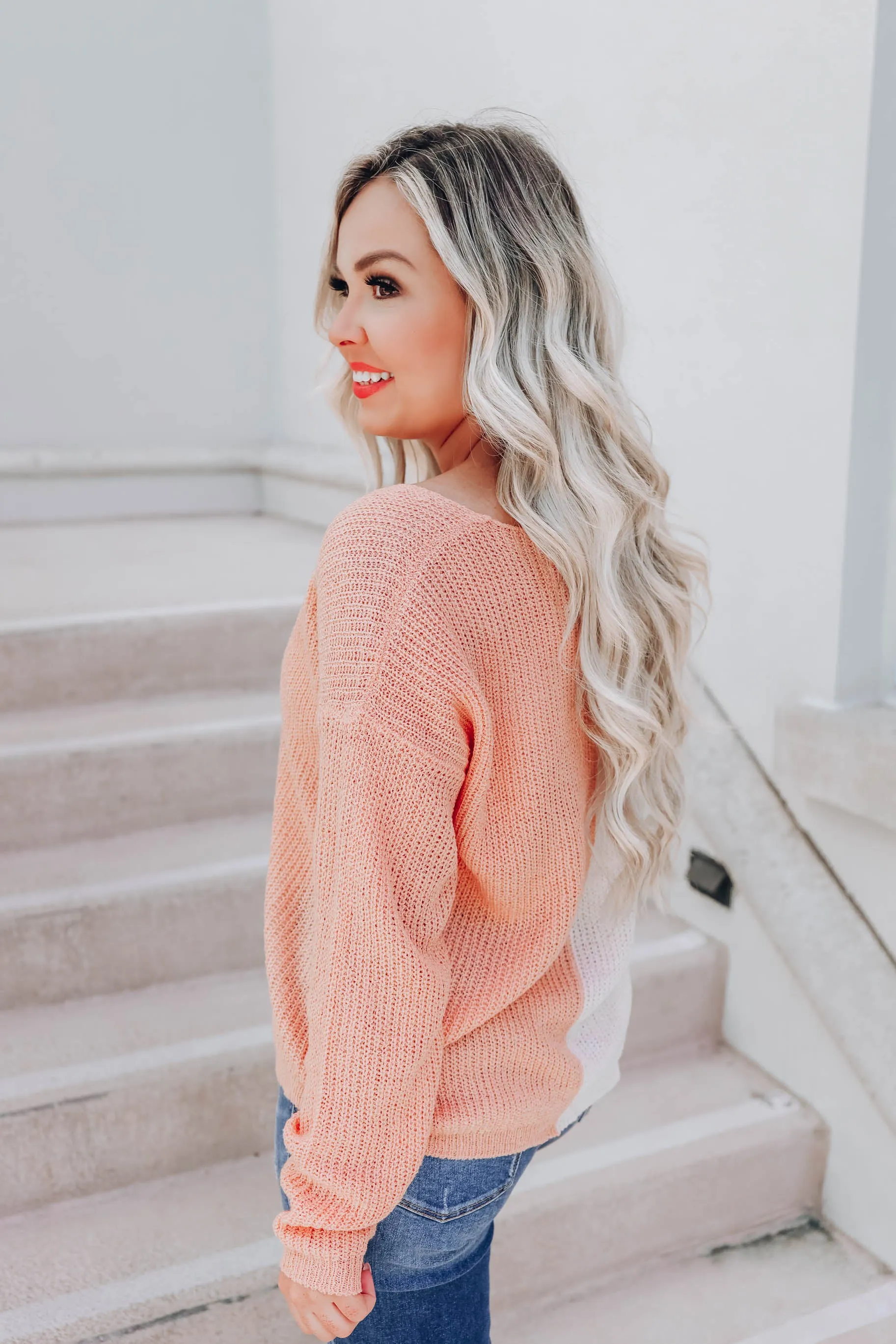 Evangeline Knit Sweater- Mango