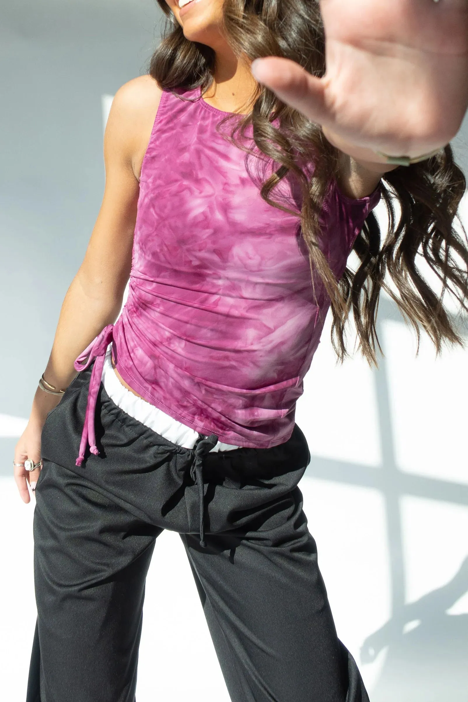 Five Dancewear | 8 and 1 Tank | Marbled Raspberry