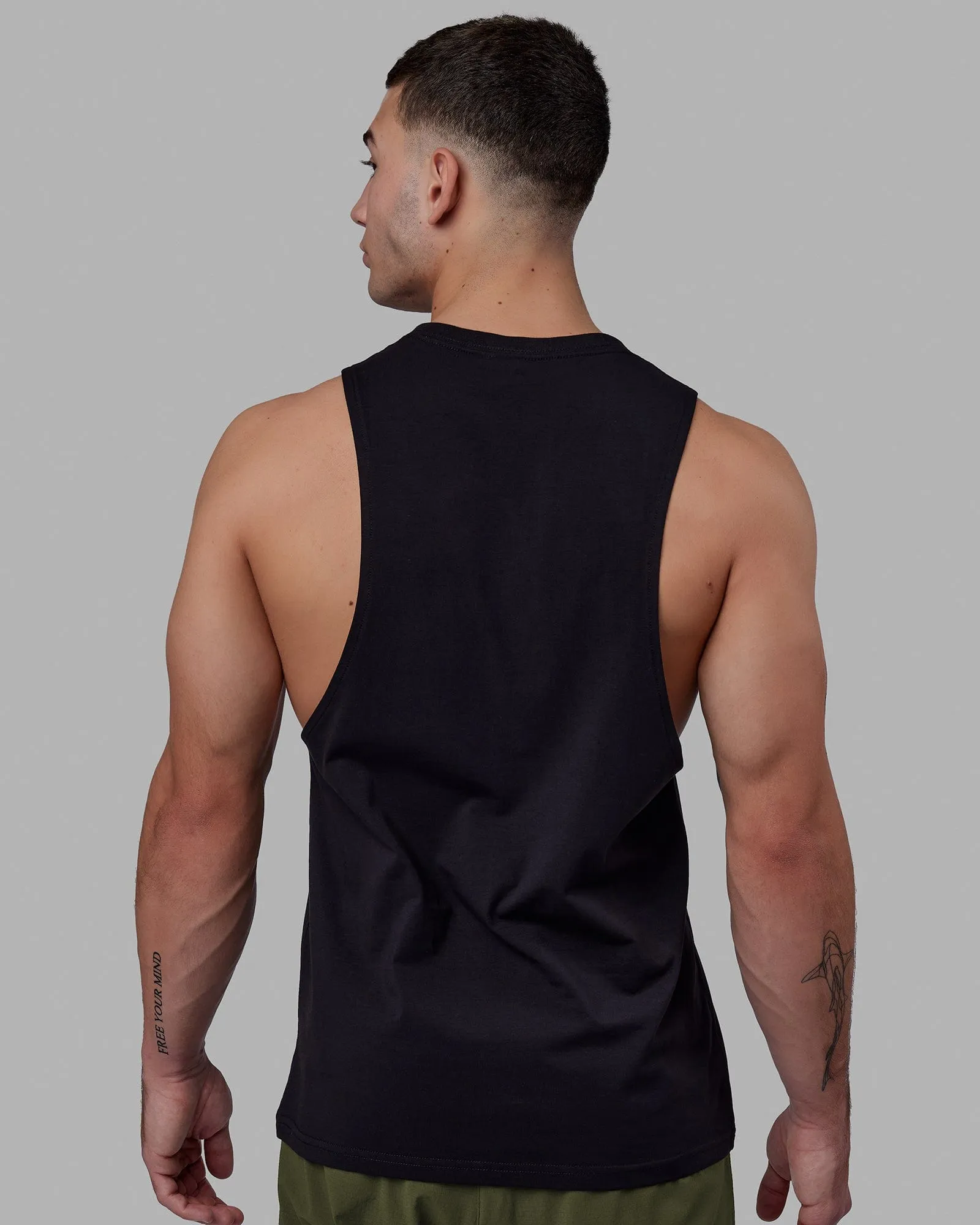 Fundamental FLXCotton Drop Arm Tank - Black