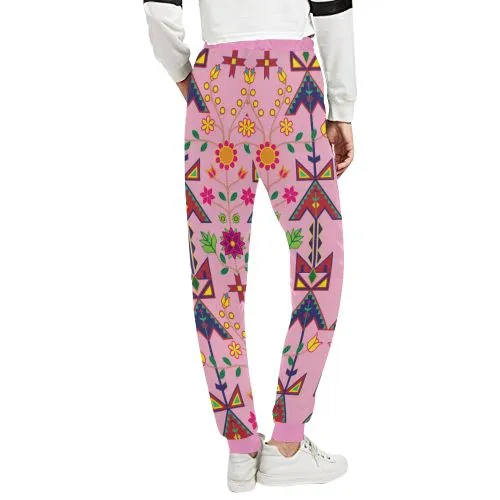 Geometric Floral Spring Sunset Women's Sweatpants