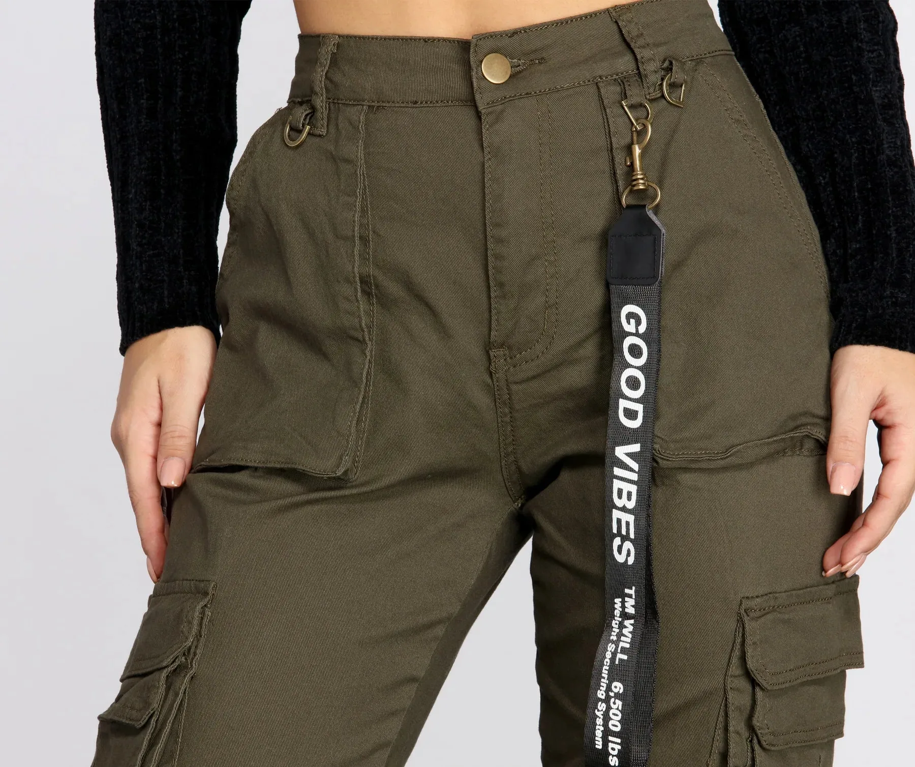 Good Vibes Cargo Joggers