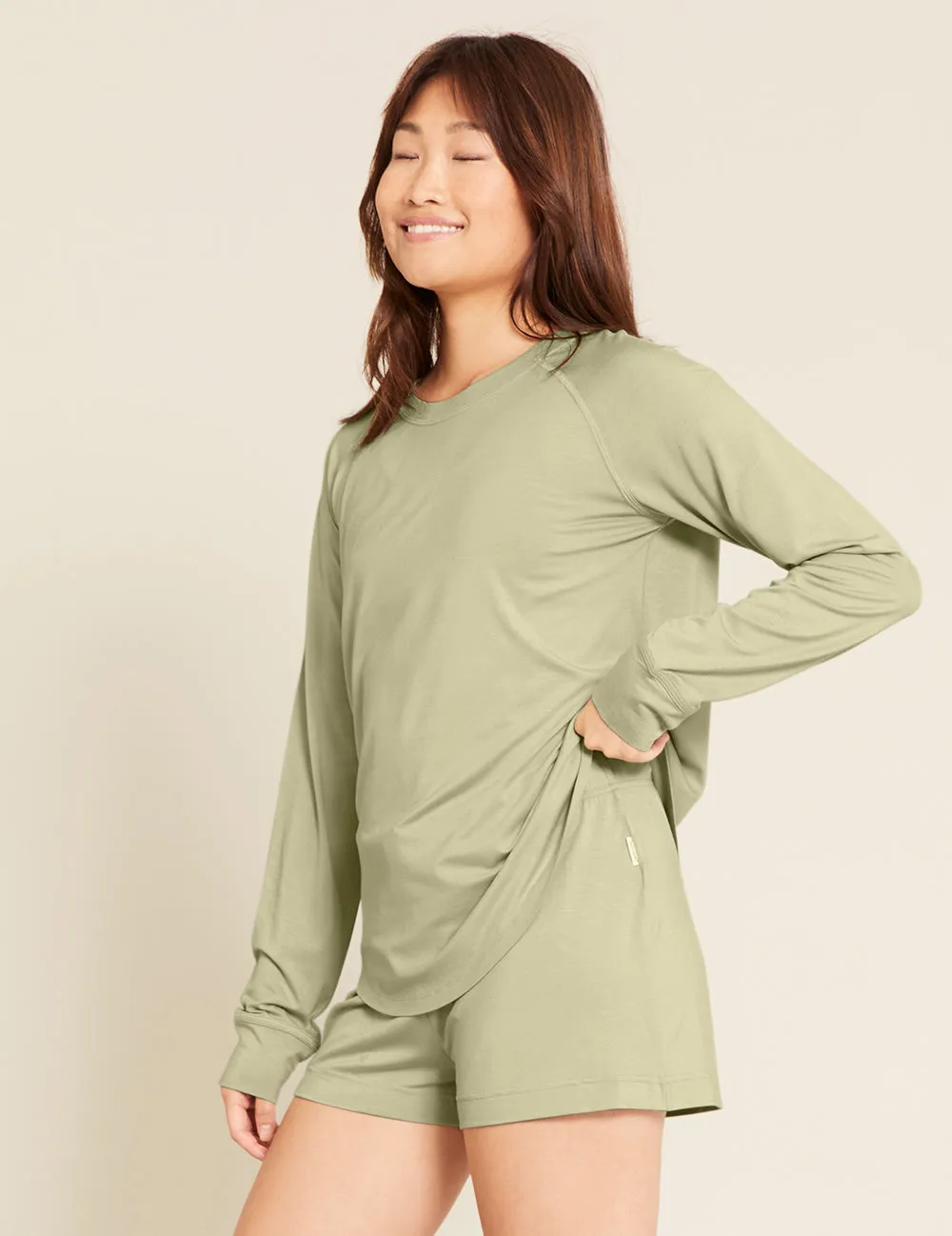 Goodnight Raglan Sleep Top - Sage