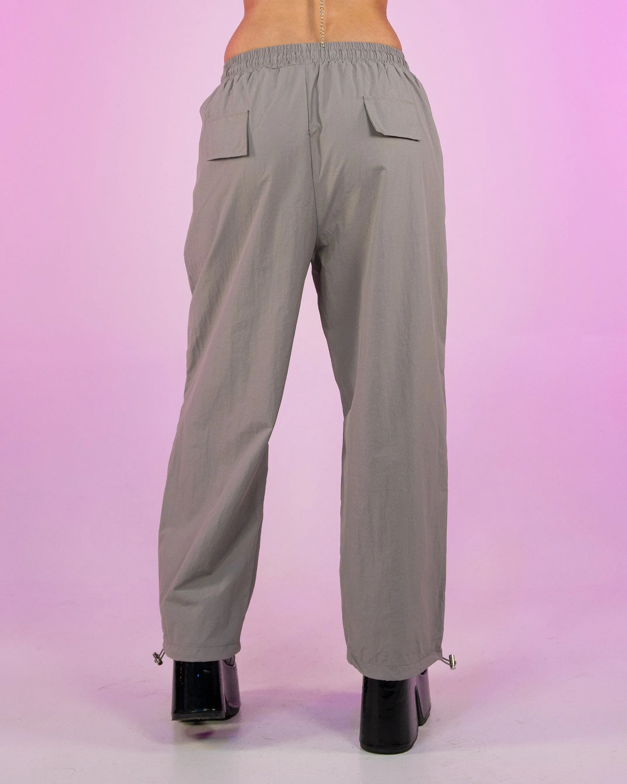 Gray Quick Dry Cargo Pants