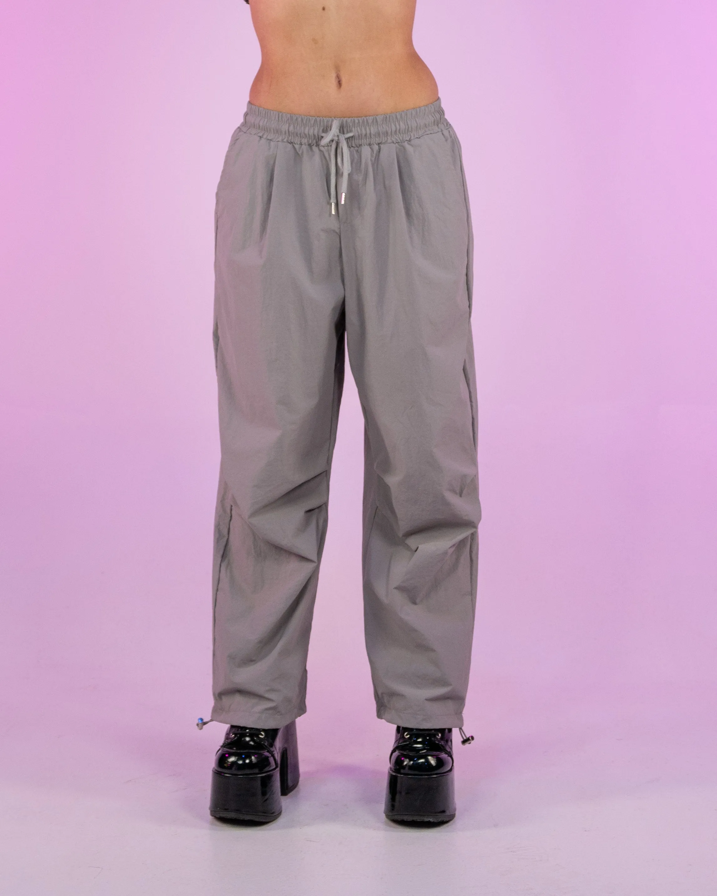 Gray Quick Dry Cargo Pants