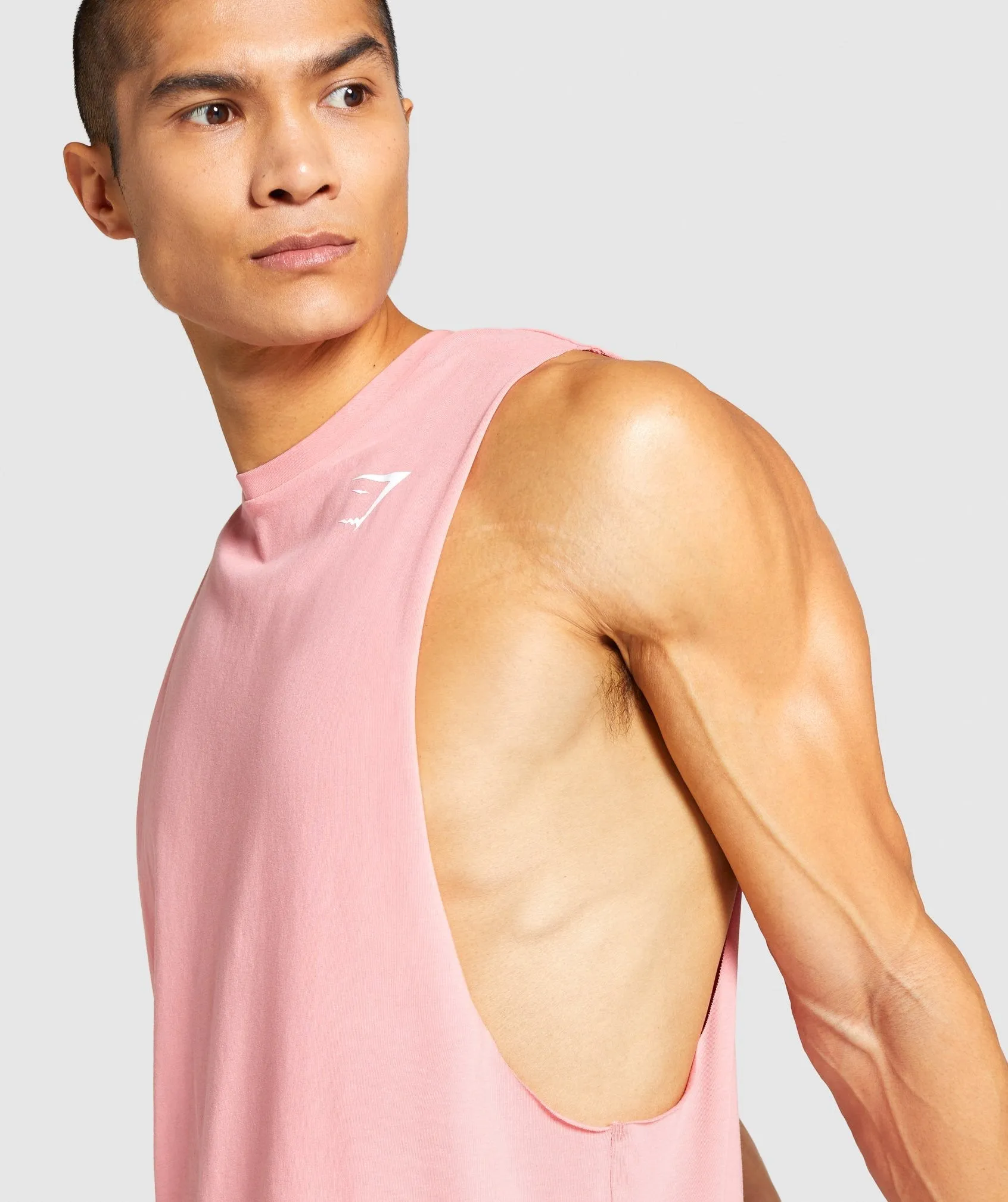 Gymshark Critical Drop Arm Tank - Coral