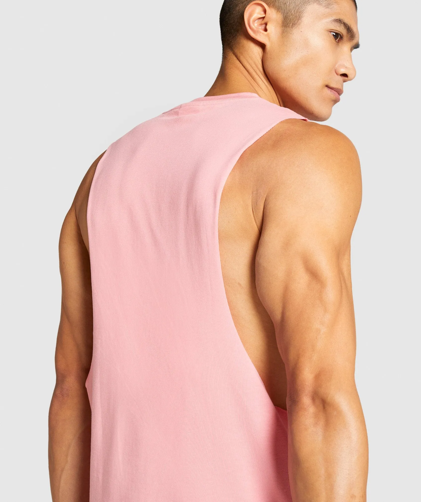 Gymshark Critical Drop Arm Tank - Coral