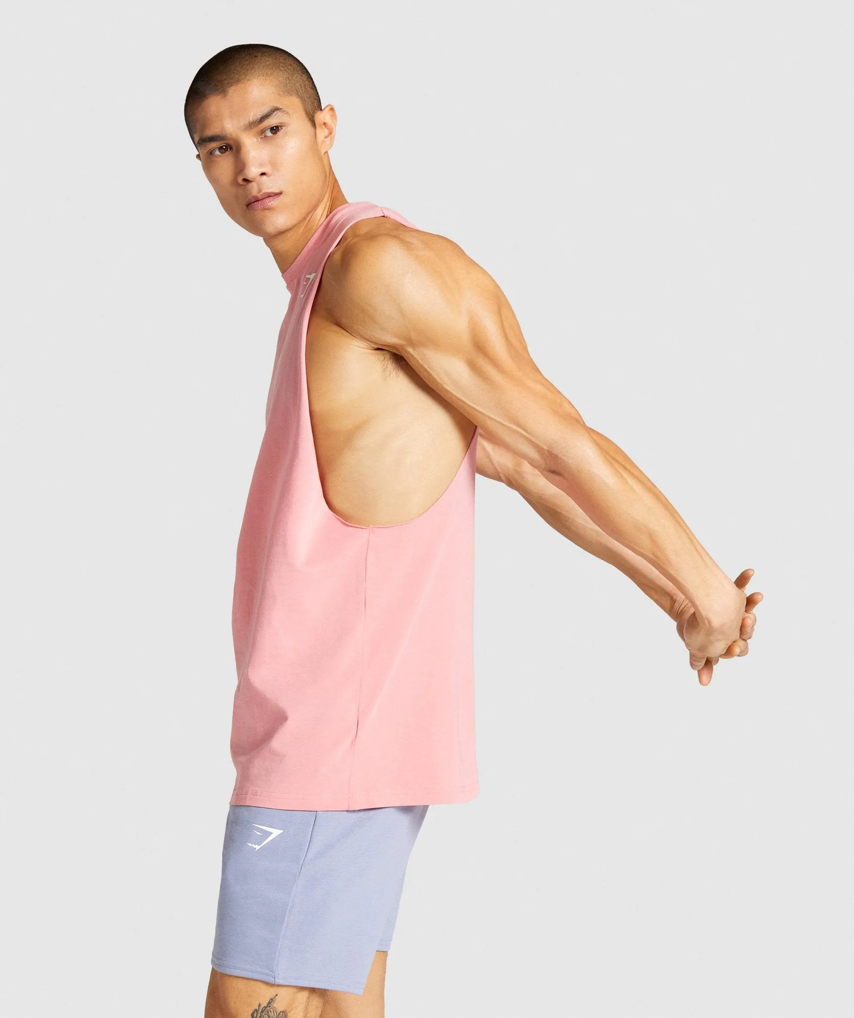 Gymshark Critical Drop Arm Tank - Coral