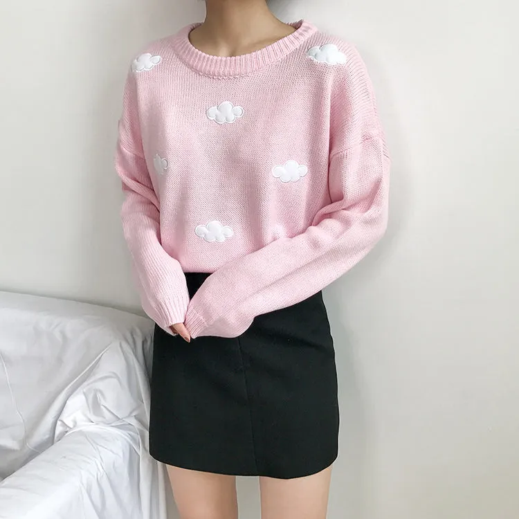 Harajuku Cloud Knit Sweater