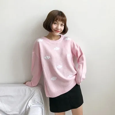 Harajuku Cloud Knit Sweater