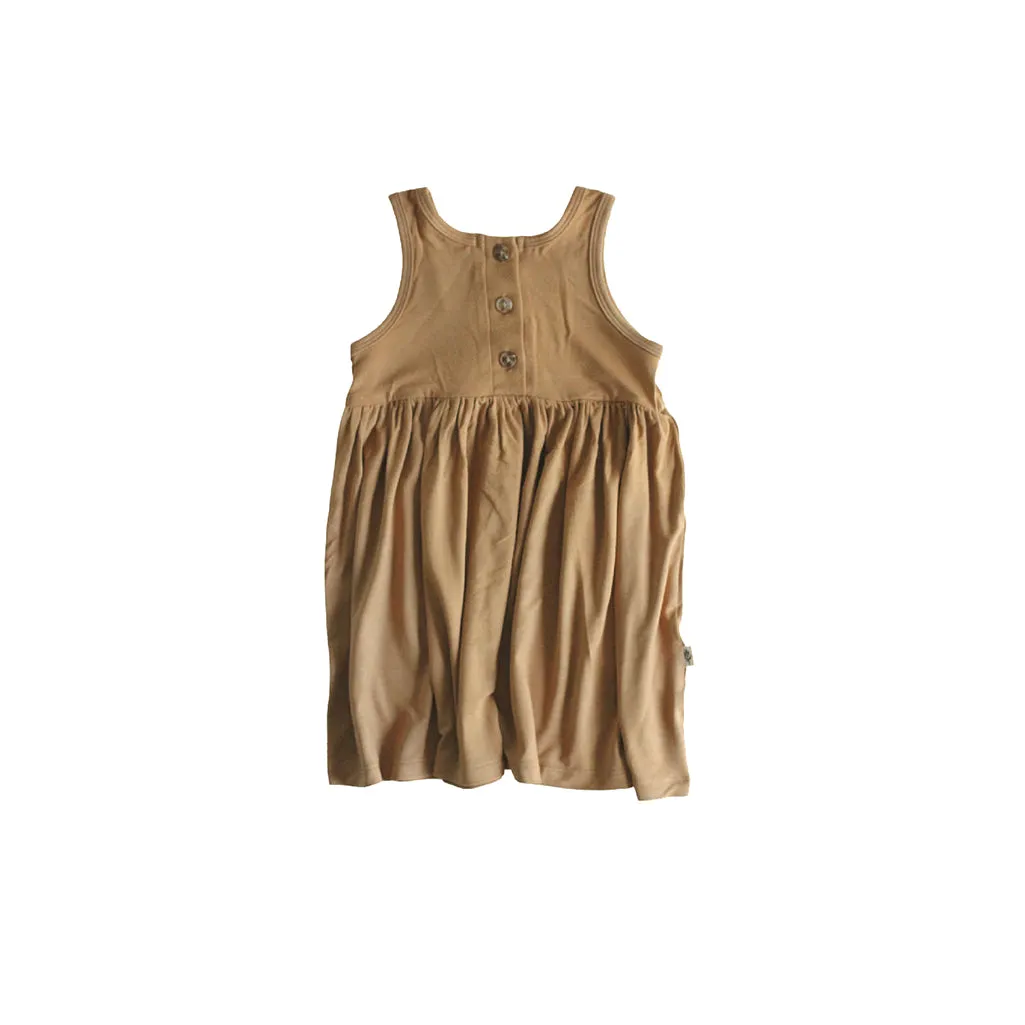 Henley Tank Dress | Camel