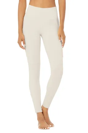 High-Waist Cargo Legging - Bone