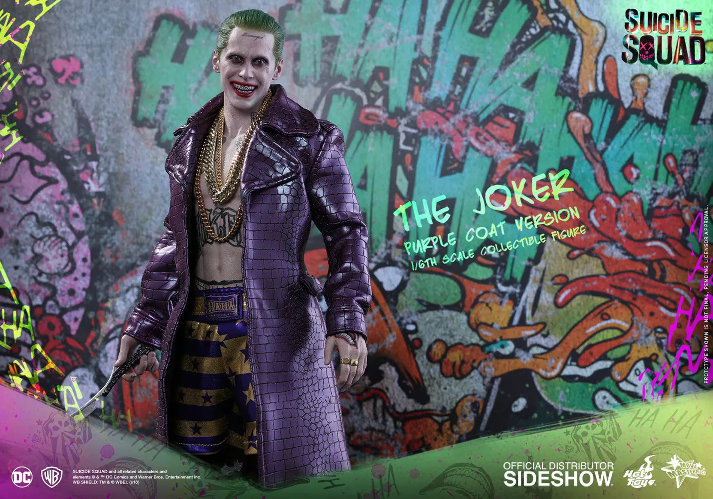 HOT TOYS SUICIDE SQUAD THE JOKER PURPLE COAT SPECIAL EDITION 1/6 SCALE - MMS382E