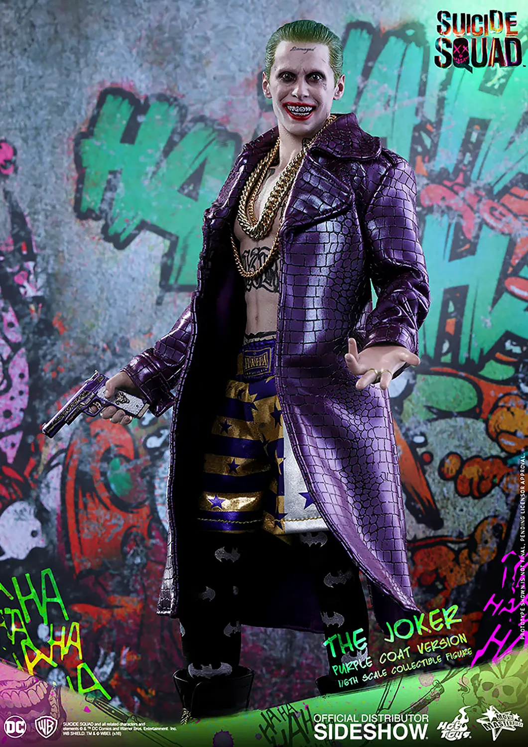 HOT TOYS SUICIDE SQUAD THE JOKER PURPLE COAT SPECIAL EDITION 1/6 SCALE - MMS382E