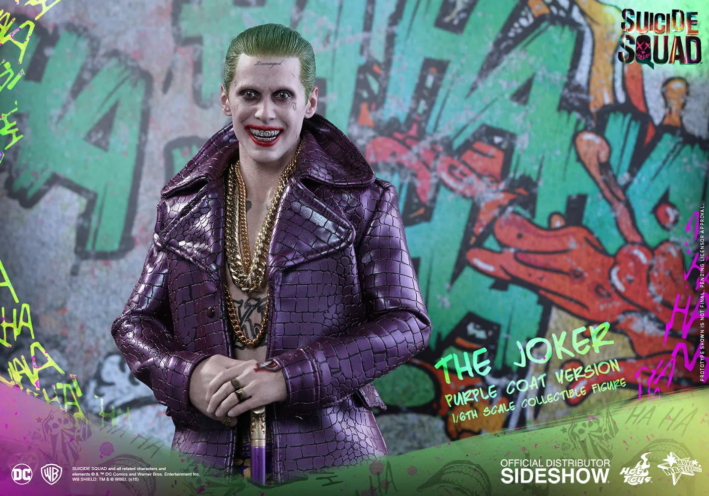 HOT TOYS SUICIDE SQUAD THE JOKER PURPLE COAT SPECIAL EDITION 1/6 SCALE - MMS382E