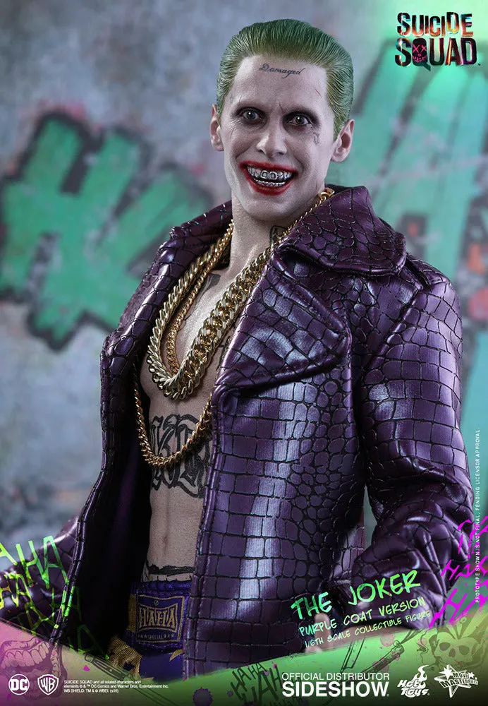 HOT TOYS SUICIDE SQUAD THE JOKER PURPLE COAT SPECIAL EDITION 1/6 SCALE - MMS382E