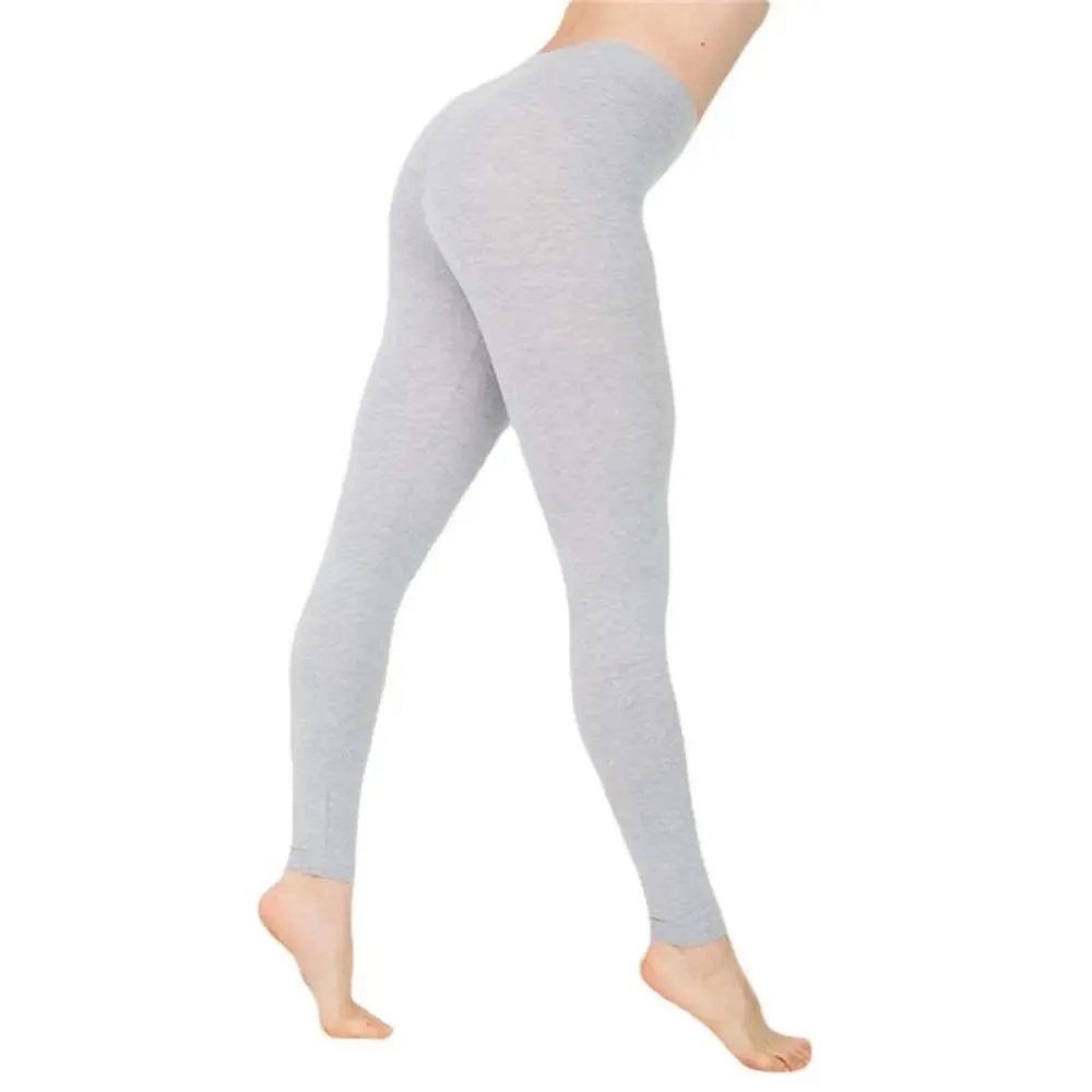 HOTLadies Solid Elastic High Waist Leggings Yoga