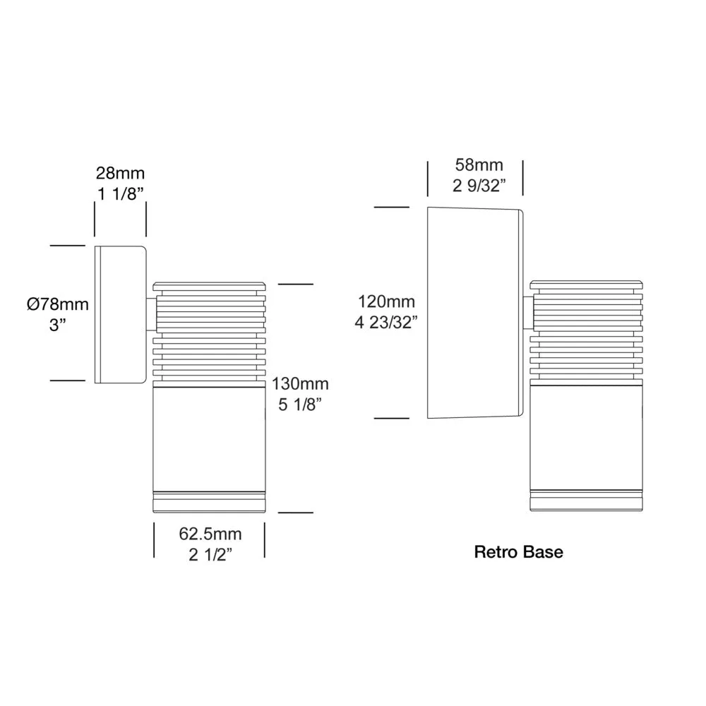 Hunza Wall Down Light High Power