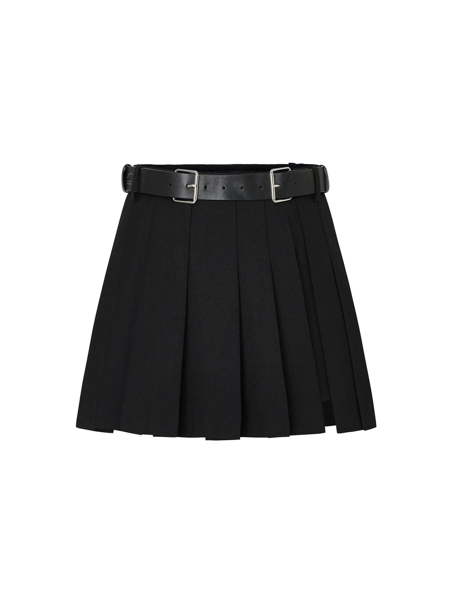 Irregular Pleated Skirt