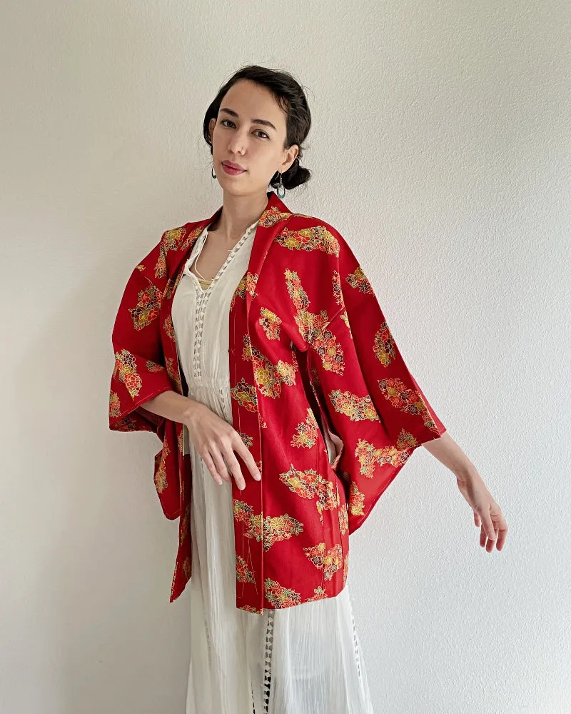 Japanese Flower Carnival Haori Kimono Jacket