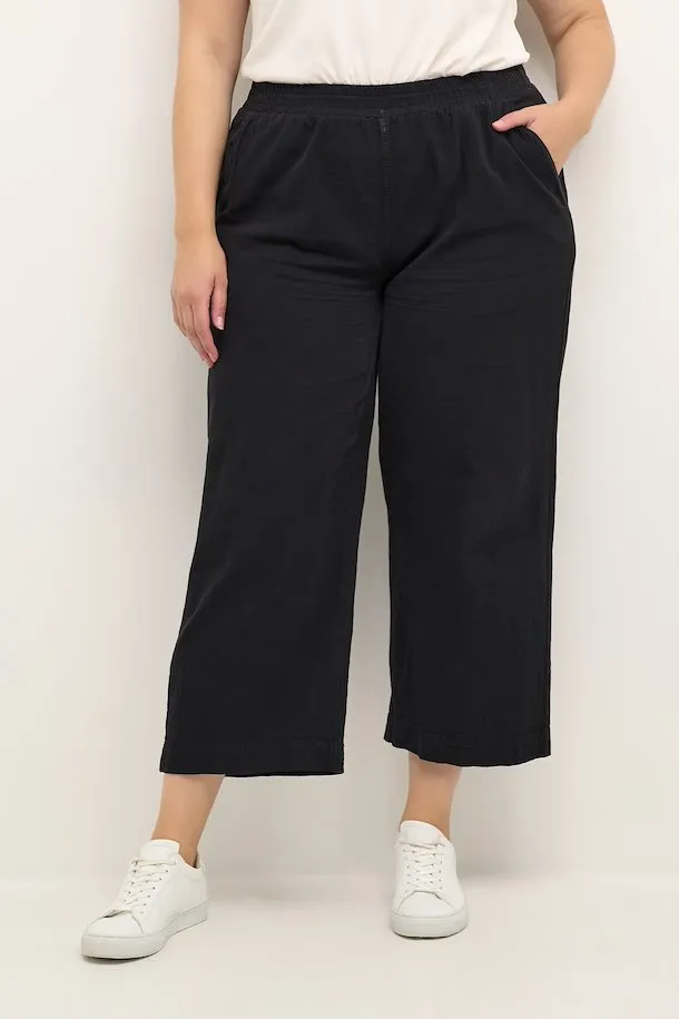 Kaffe Curve Nana Culottes in Navy