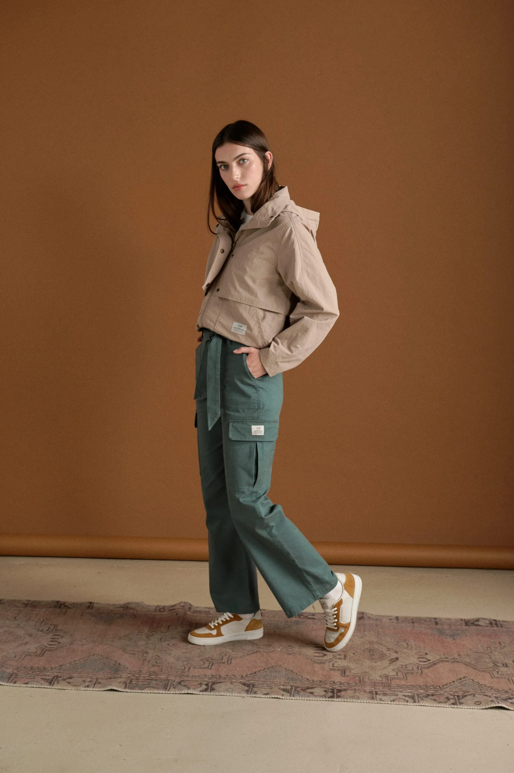 Ladies Cargo Pants - Olivine